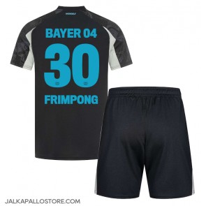 Bayer Leverkusen Jeremie Frimpong #30 Kolmaspaita Lapsille 2024-25 Lyhythihainen (+ shortsit)